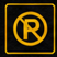 Fire lane and no parking icon